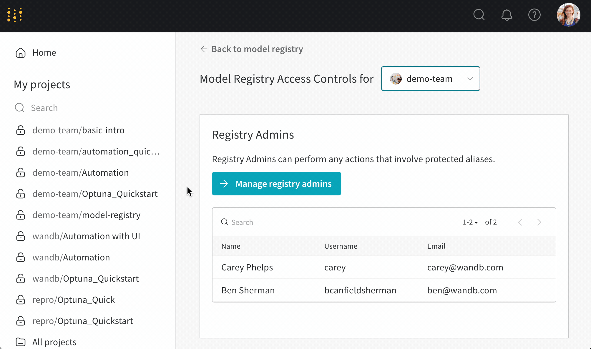 Adding protected aliases