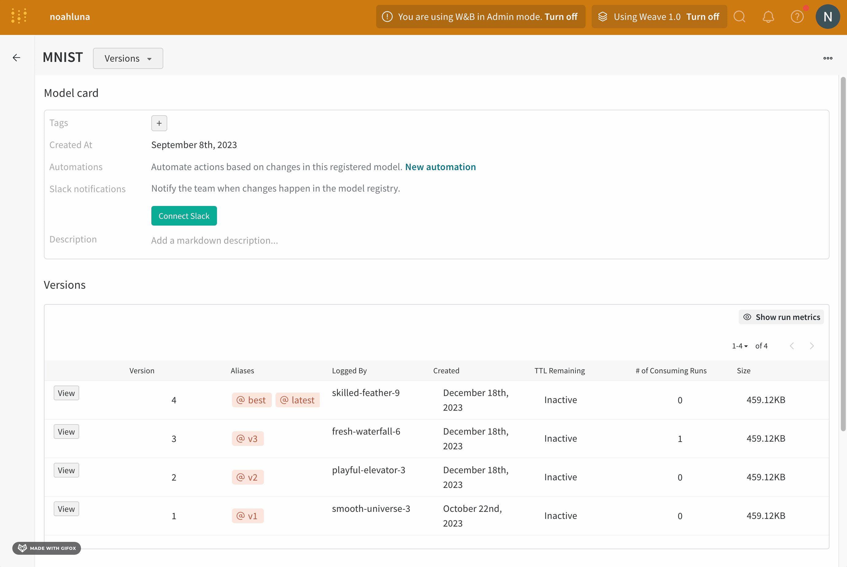 Promote model to production